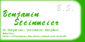 benjamin steinmeier business card