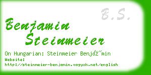 benjamin steinmeier business card